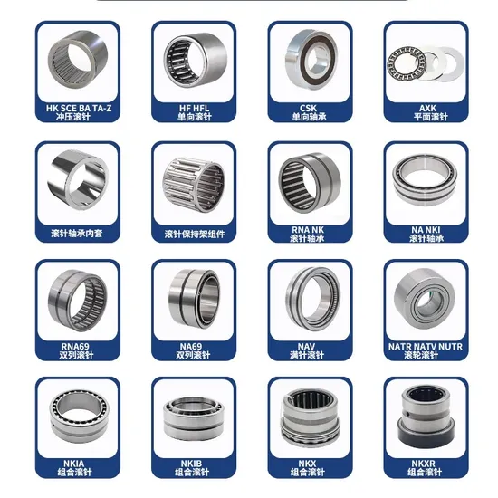 HK Series full stamped outer ring needle bearing: high-load, precision single-row design for compact, high-performance applications.