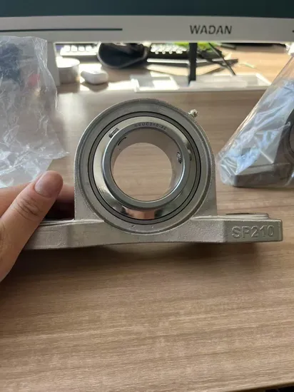 SSUCP205 Stainless Pillow Block Bearing: waterproof, food-grade, anti-corrosion. Ideal for wet, sanitary, or corrosive environments. Durable stainless steel construction ensures long service life and compliance. industrial bearing
