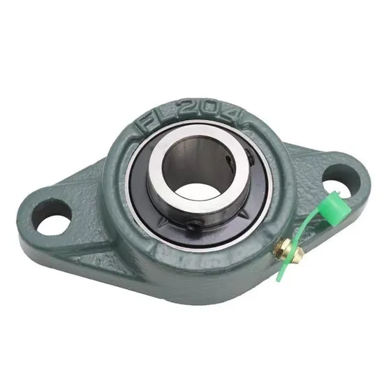 UCFL209-28 Pillow Block Bearing features chrome steel construction, 2-bolt flange mount, and reliable performance in industrial machinery applications. industrial bearing