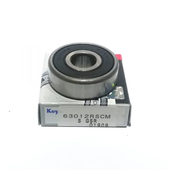 Koyo 6301-6306 Deep Groove Ball Bearings 2RSCM: high-precision, sealed bearings for smooth rotation, low noise, and long service life in industrial and automotive applications. industrial bearing