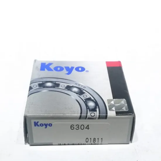 High precision Koyo/NTN/NSK/SKF 6304 deep groove ball bearing for low noise, smooth operation in motors, pumps, and industrial machinery. industrial bearing