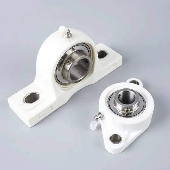 Plastic housing stainless steel pillow block bearings UCFC/UCFL/UCT 204-216: corrosion-resistant, low-maintenance, ideal for food, chemical, and wet environments.